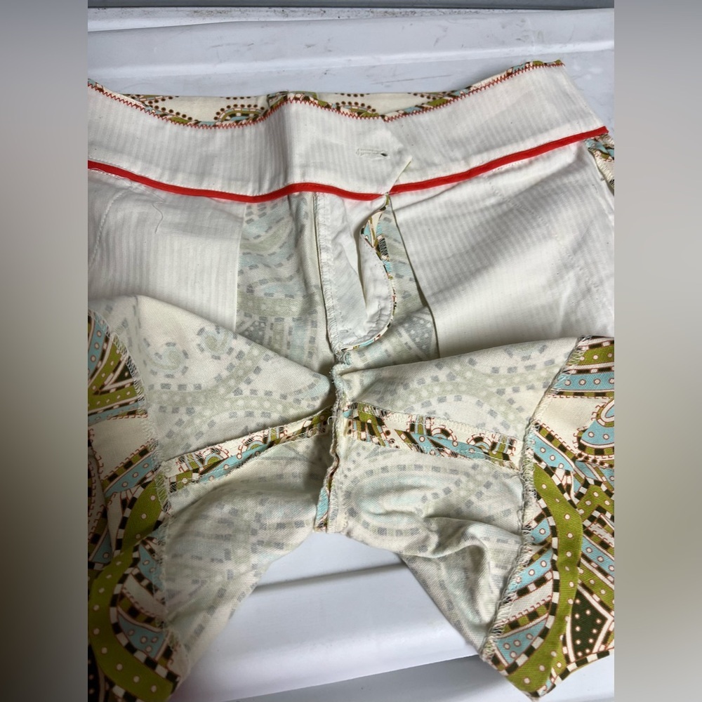 J Crew Patterned Green and Blue Women's Shorts - Picture 10 of 11